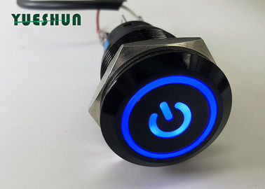 Trung Quốc Nút nhấn chống nước được chiếu sáng Công tắc đèn 19mm OEM ODM Có sẵn nhà máy sản xuất