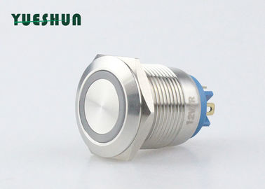 Trung Quốc Bảng điều khiển nút nhấn tạm thời 19mm được gắn đèn LED gắn đèn LED 24 V nhà máy sản xuất